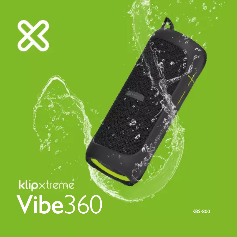 Image de la première page du manuel de l'appareil Vibe360 KBS-800