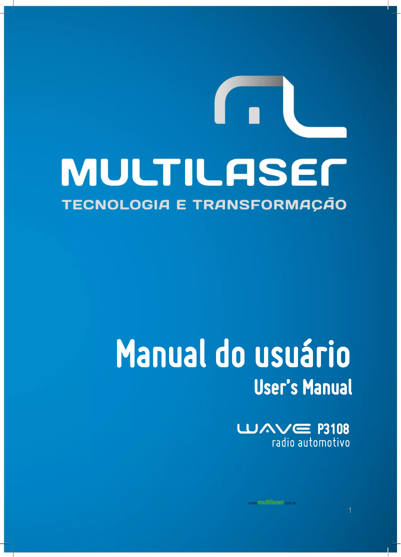 Page n°1 - Manuel utilisateur Multilaser Wave P3108