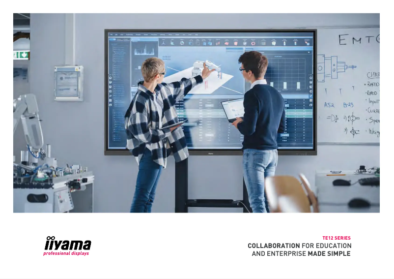 Page n°1 - Brochure Iiyama ProLite TE6512MIS