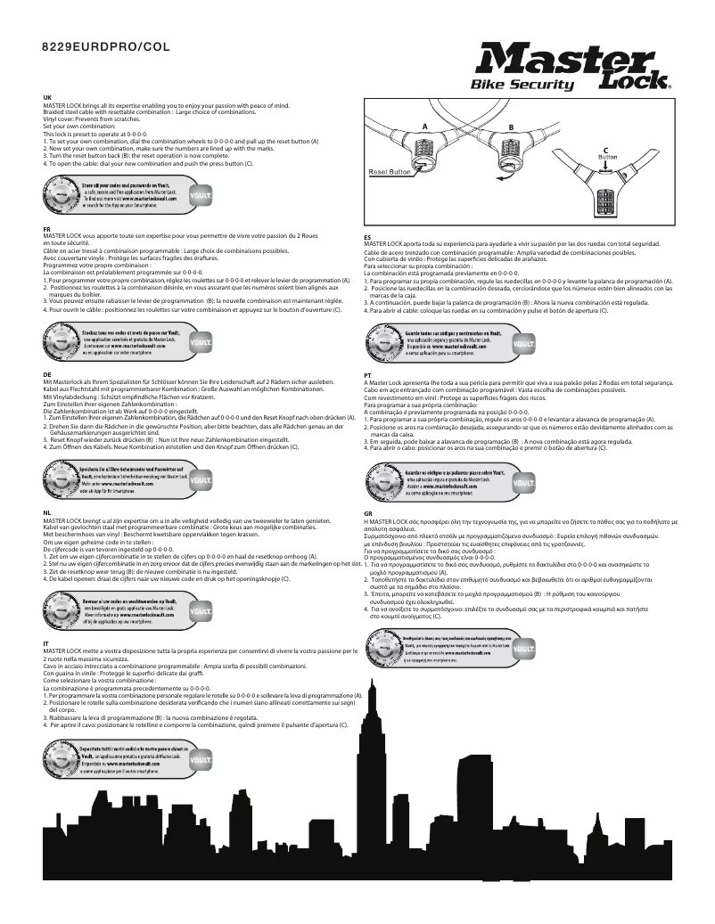 Image de la première page du manuel de l'appareil 8229