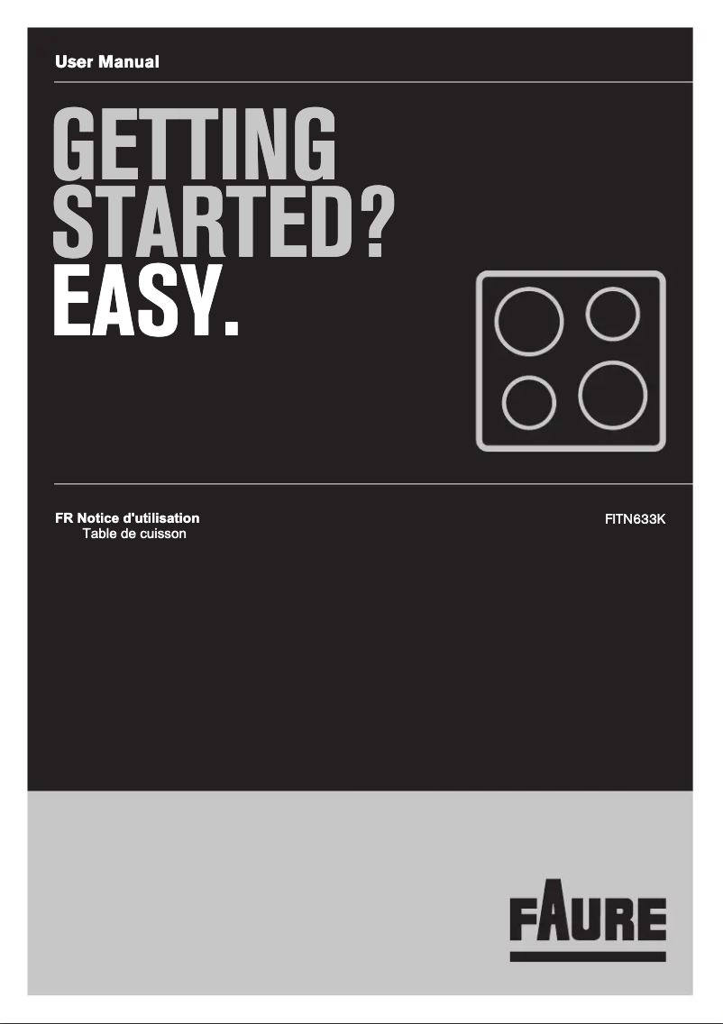 Página 1 del manual Manual de usuario Faure FITN633K
