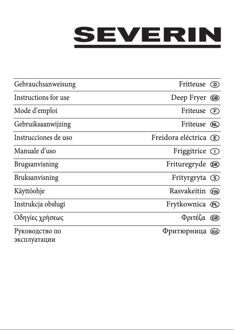 Page n°1 - Manuel utilisateur Severin FR 2439