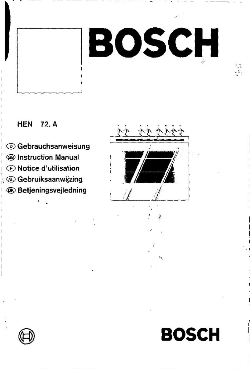 Page 1 de la notice Manuel utilisateur Bosch HEN725A