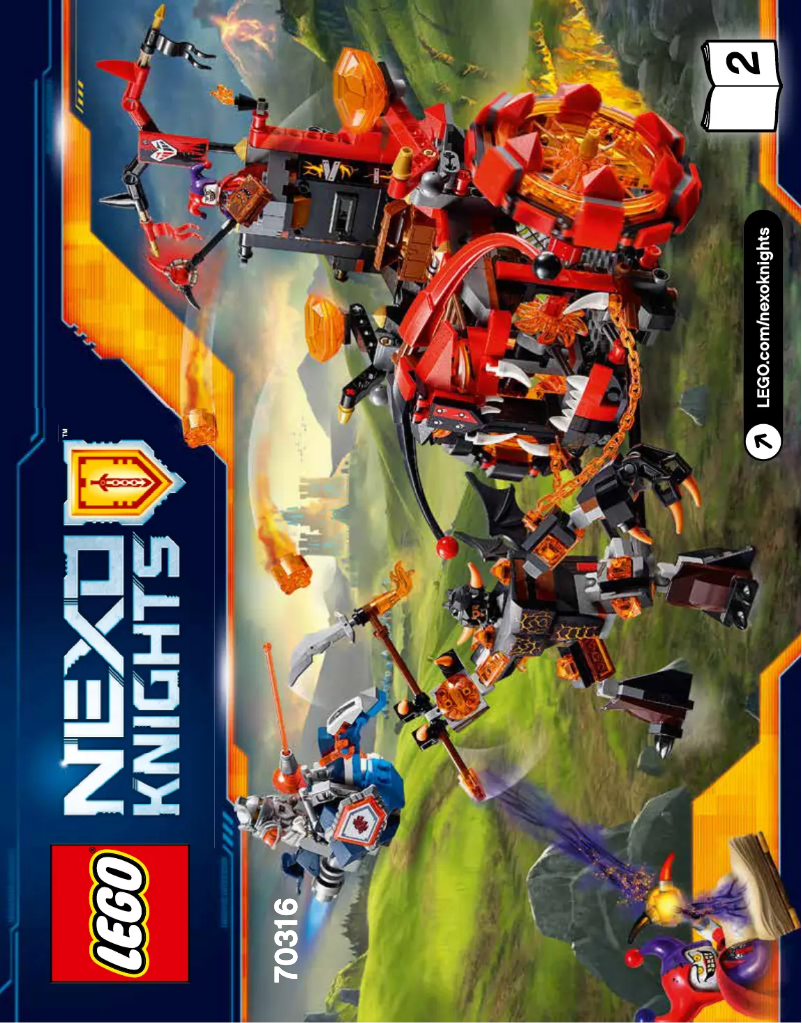 Page n°1 - Manuel utilisateur Lego Nexo Knights 70316