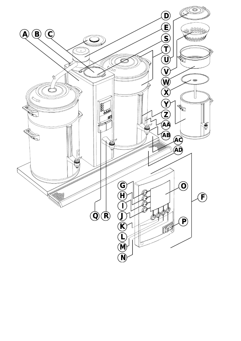 Page n°1 - Manuel utilisateur Bravilor Bonamat B10 HW L/R