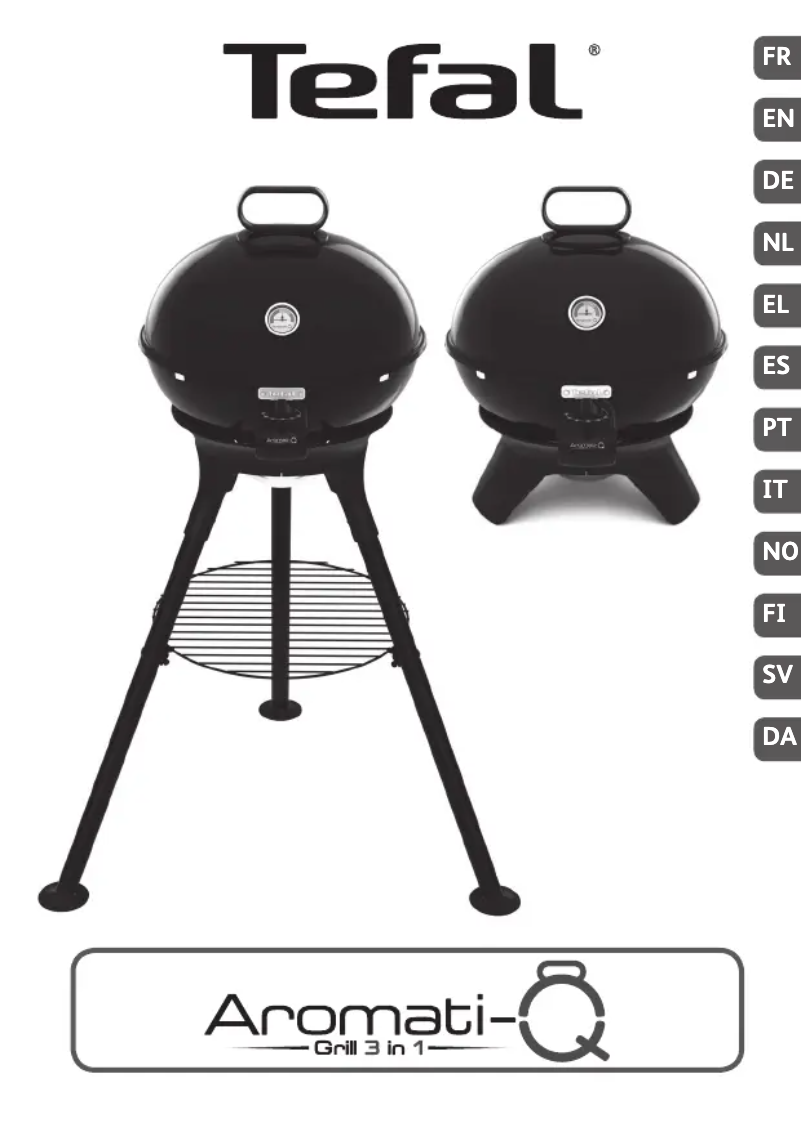 Page 1 de la notice Manuel utilisateur Tefal BG9168