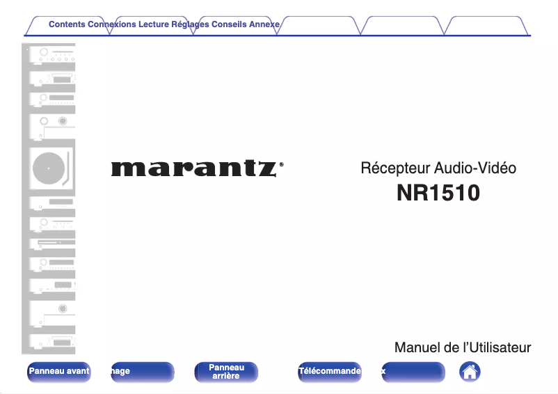 Page n°1 - Manuel utilisateur Marantz NR1510