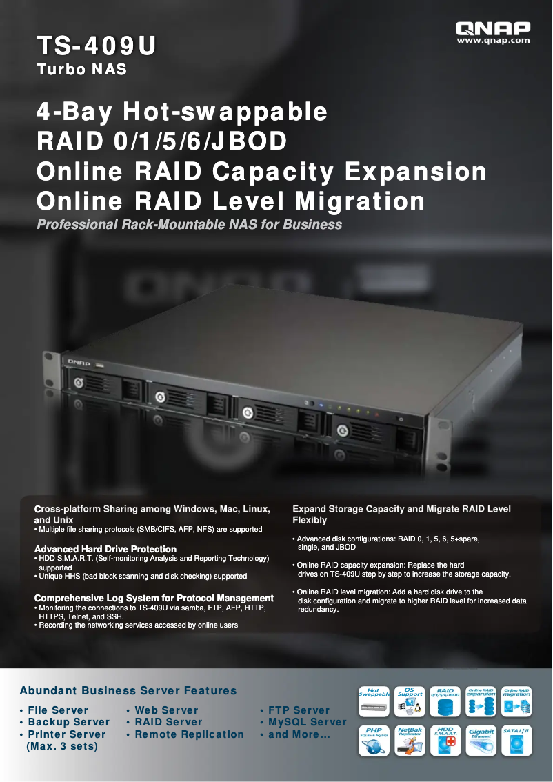 Image de la première page du manuel de l'appareil TS-409U