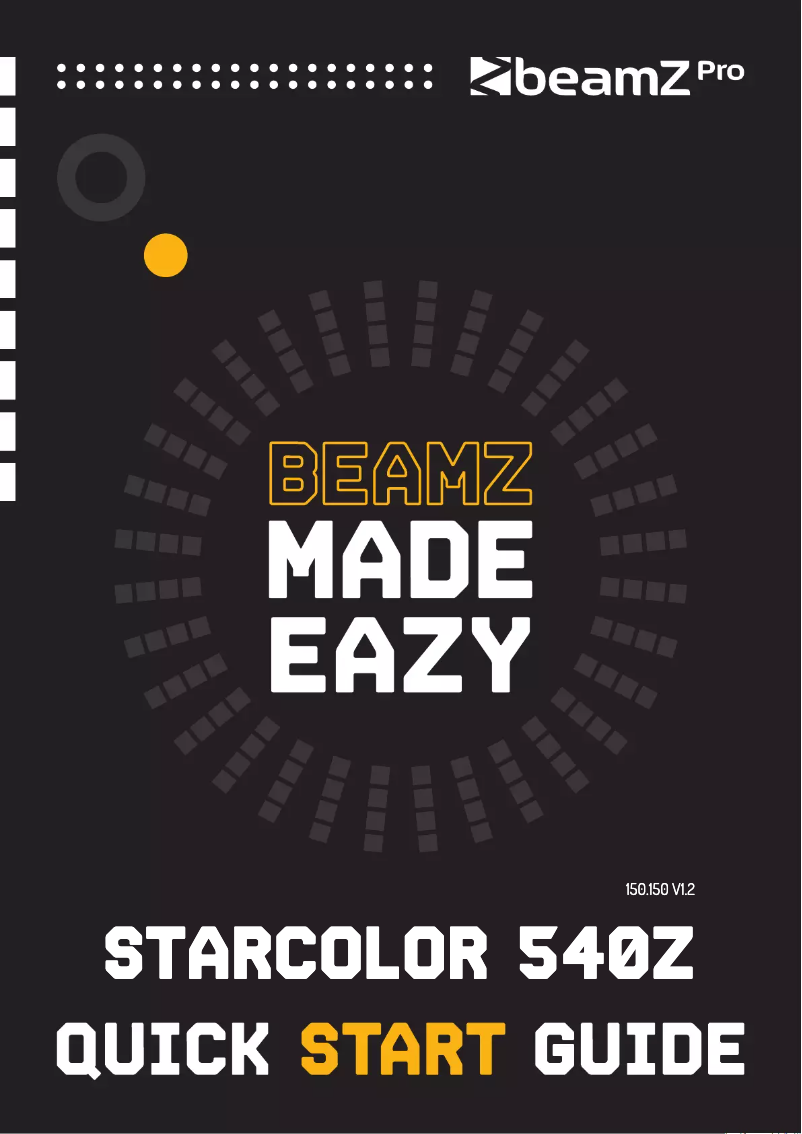 Image de la première page du manuel de l'appareil StarColor 540