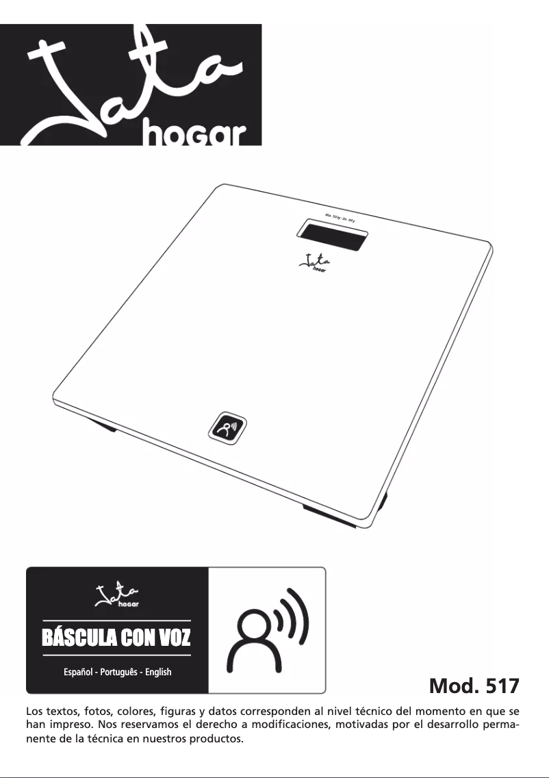 Página 1 del manual Manual de usuario Jata 517