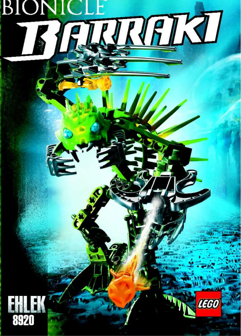 Page n°1 - Manuel utilisateur Lego Bionicle 8920