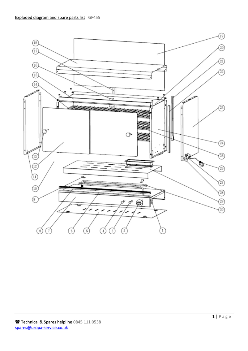 Page 1 de la notice Schéma de câblage Buffalo GF455