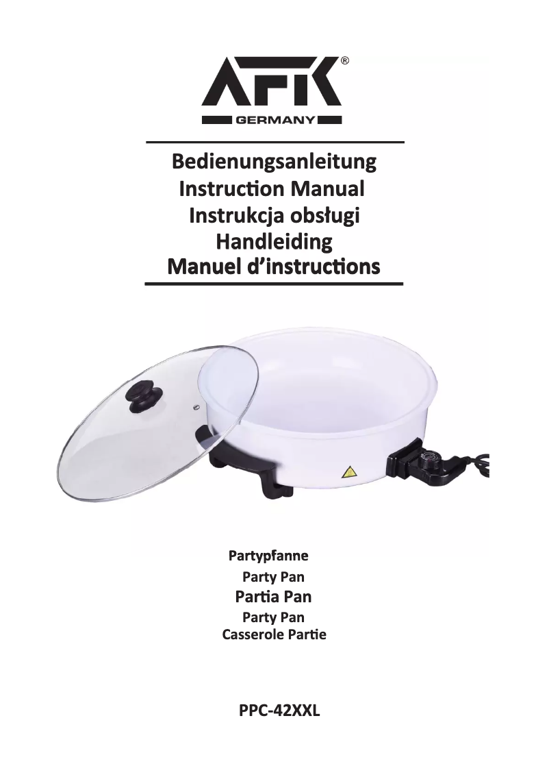 Página 1 del manual Manual de usuario AFK PPC-42XXL