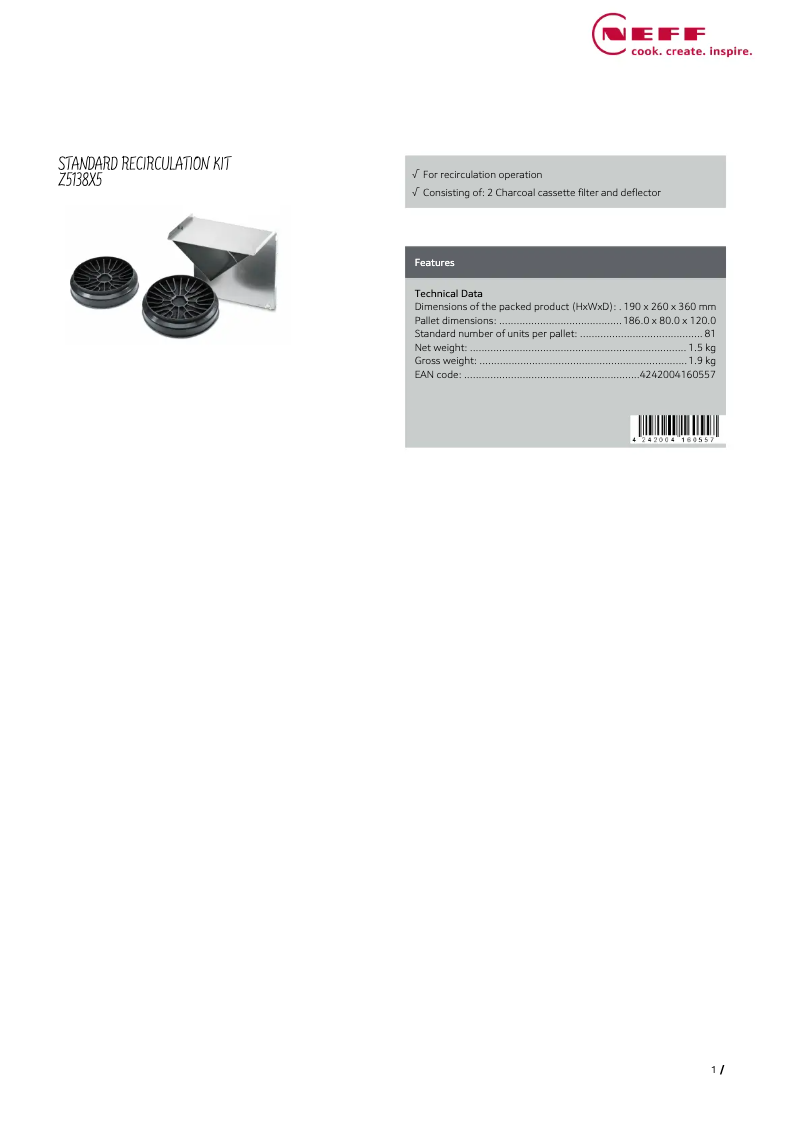 Image de la première page du manuel de l'appareil Z5138X5