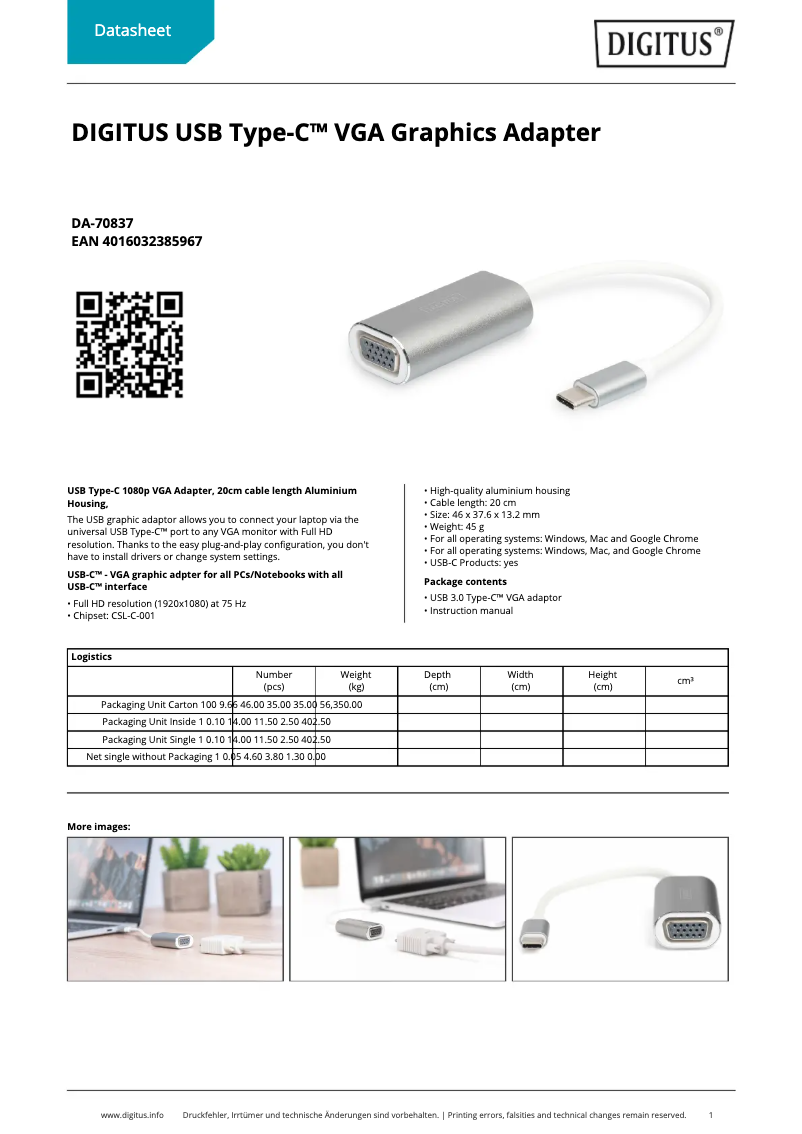 Image de la première page du manuel de l'appareil DA-70837