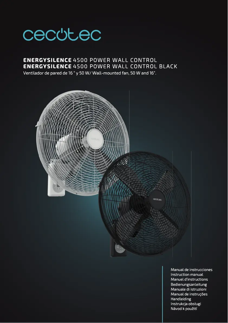 Page n°1 - Manuel utilisateur Cecotec EnergySilence 4500 Power Wall Control