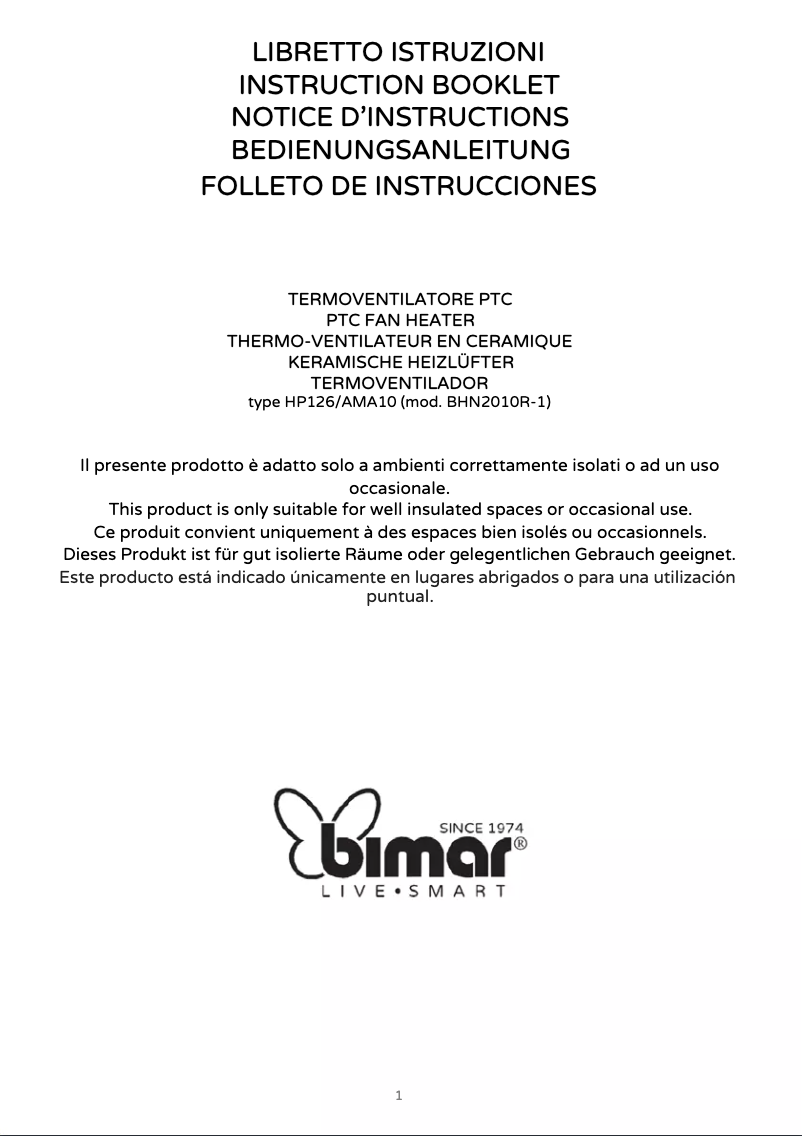 Image de la première page du manuel de l'appareil HP126