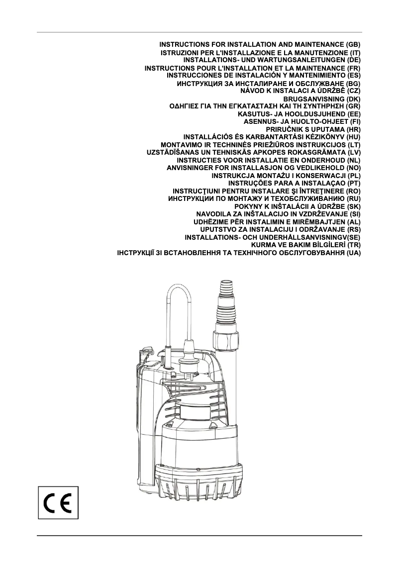 Page n°1 - Manuel utilisateur Tallas D-CWP 600