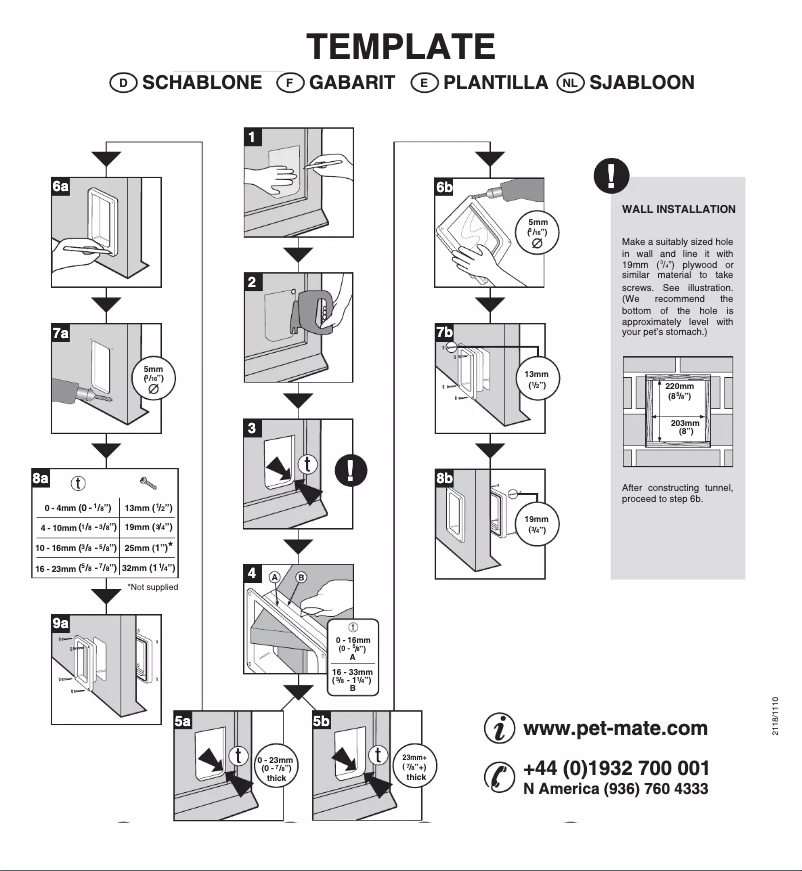 Page 1 de la notice Manuel utilisateur Cat Mate 221 Large