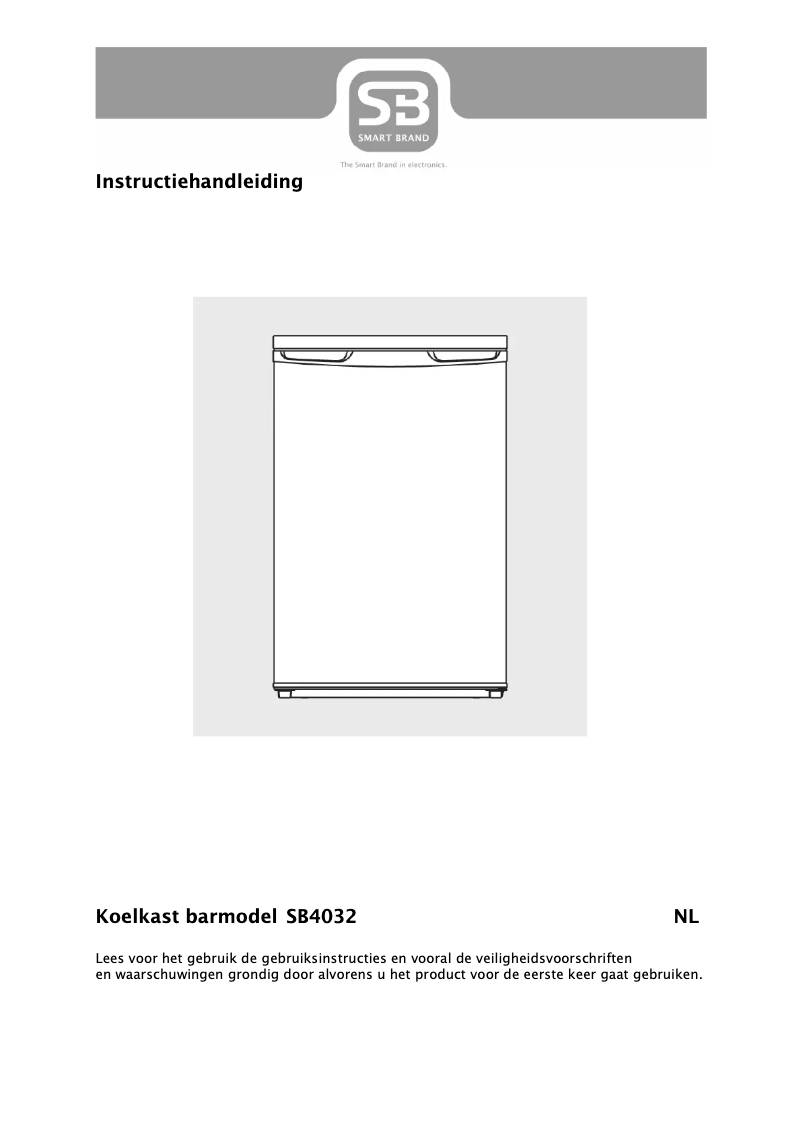Page 1 de la notice Manuel utilisateur Smart Brand SB4032