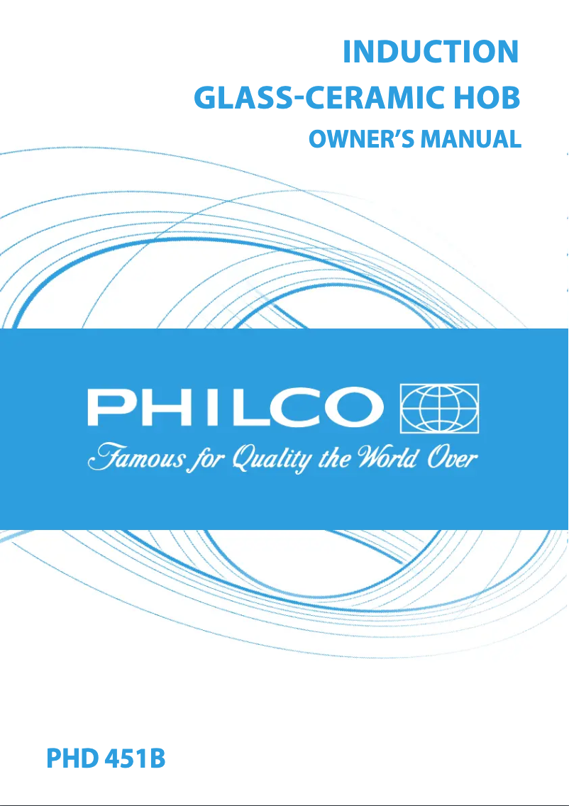 Page 1 de la notice Manuel utilisateur Philco PHD 451 B