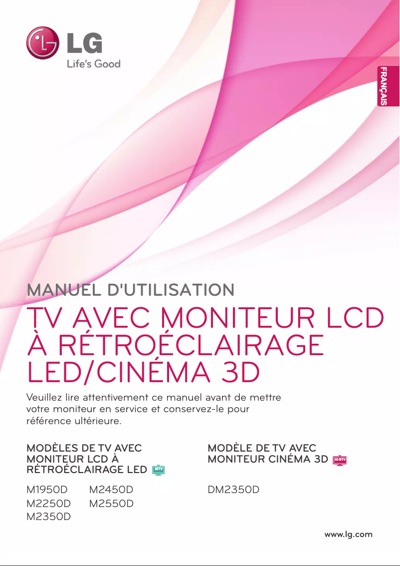 Image de la première page du manuel de l'appareil M2250D-PZ