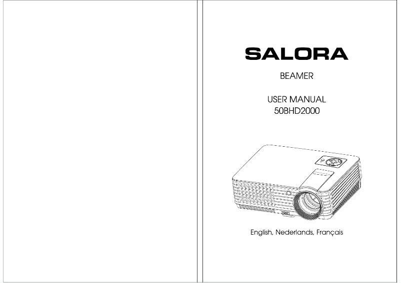 Page 1 de la notice Manuel utilisateur Salora 50BHD2000