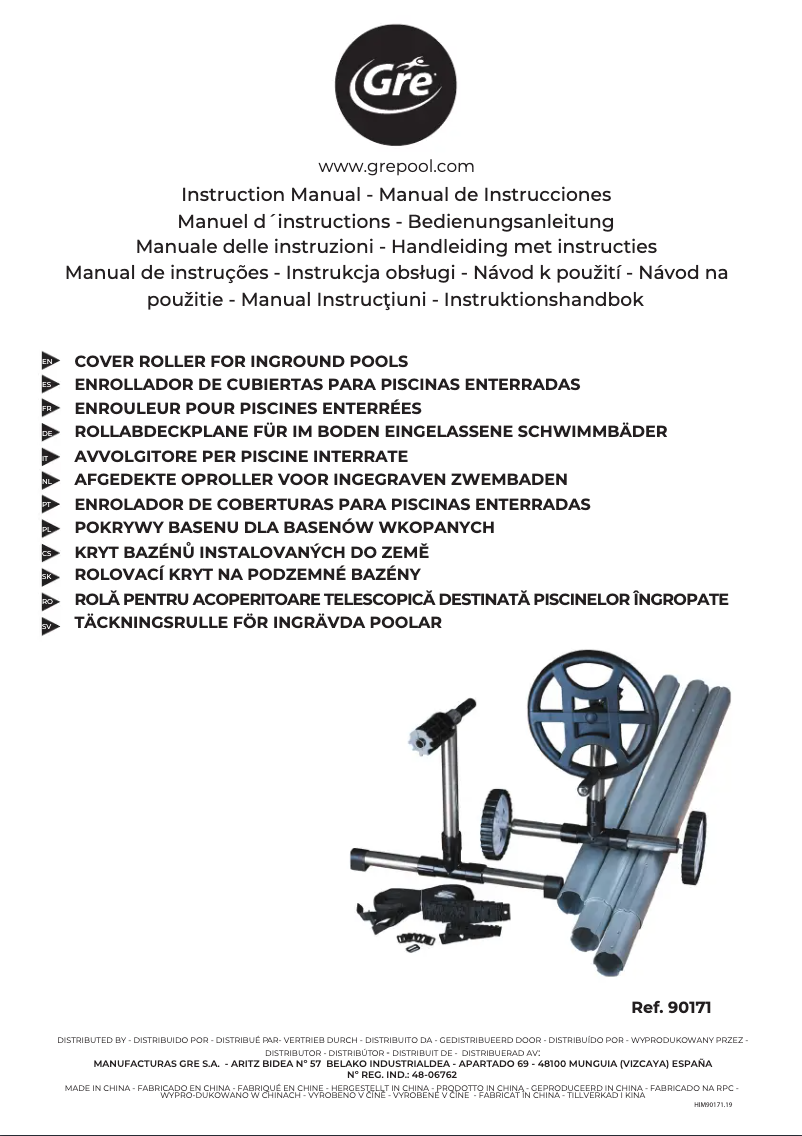 Página 1 del manual Manual de instrucciones Gre 90171