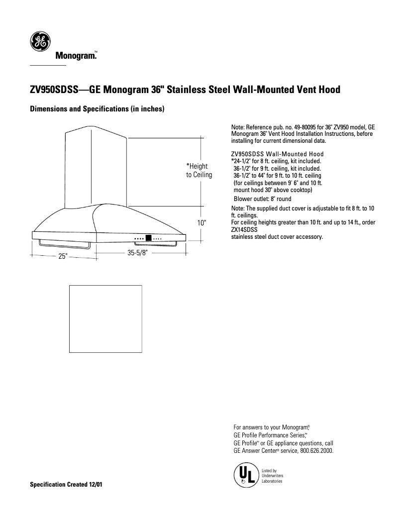 Image de la première page du manuel de l'appareil ZV950SDSS