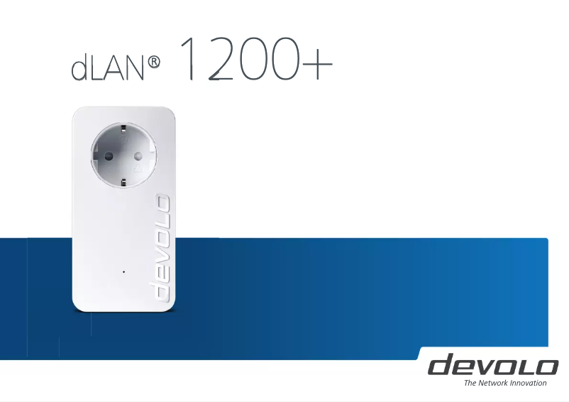Página 1 del manual Manual de usuario Devolo DLAN 1200+ CPL