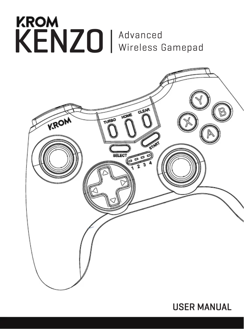 Page 1 de la notice Manuel utilisateur Krom Kenzo