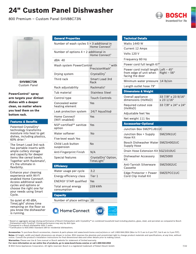 Image de la première page du manuel de l'appareil SHV88C73N