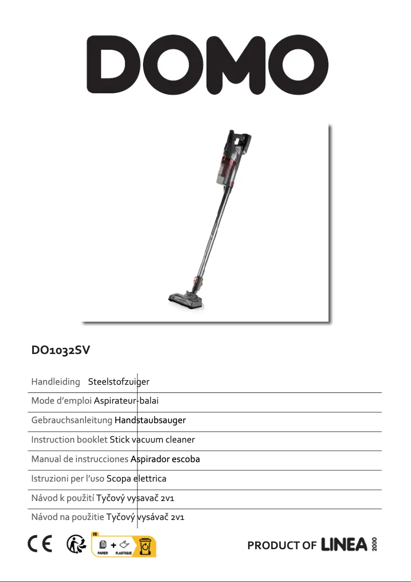 Image de la première page du manuel de l'appareil DO1032SV