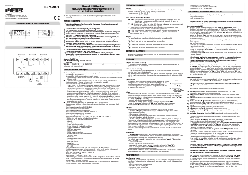 Image de la première page du manuel de l'appareil FR NTC-4P3D