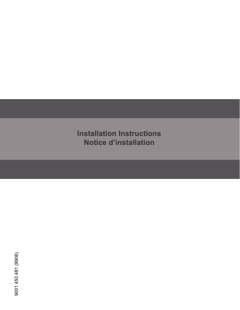 Page 1 of the manual Installation Guide Bosch SPE68U55UC