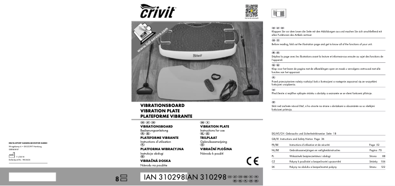 Página 1 del manual Manual de usuario Crivit IAN 310298