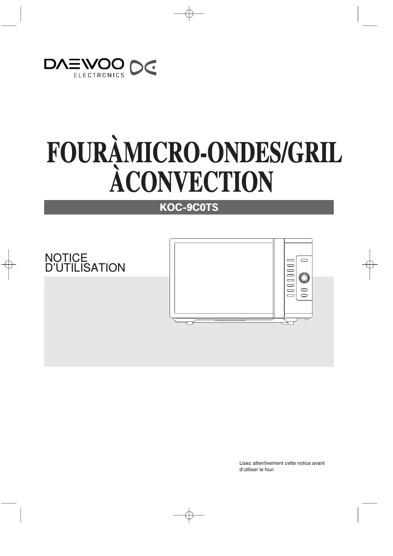 Imagen de la primera página del manual del dispositivo KOC-9C0T