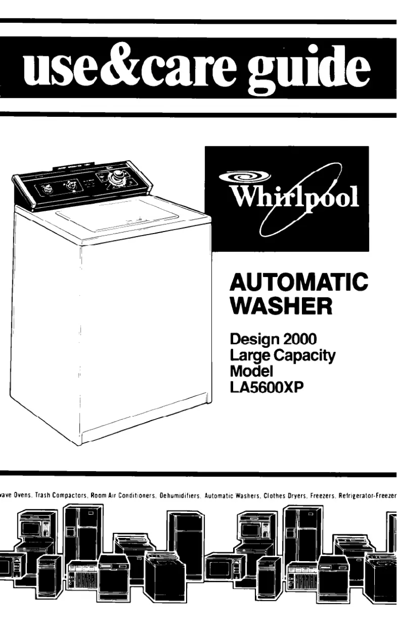 Página 1 del manual Manual de usuario Whirlpool LA5600XP