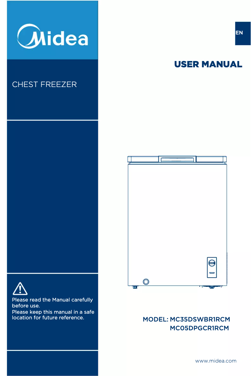 Image de la première page du manuel de l'appareil MC35DSWBR1RCM