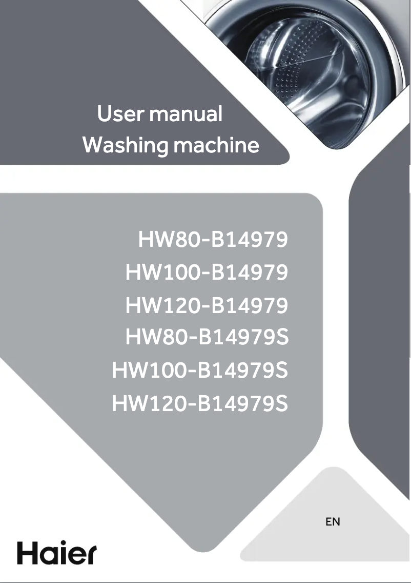 Page 1 de la notice Manuel utilisateur Haier HW120-B14979EU1