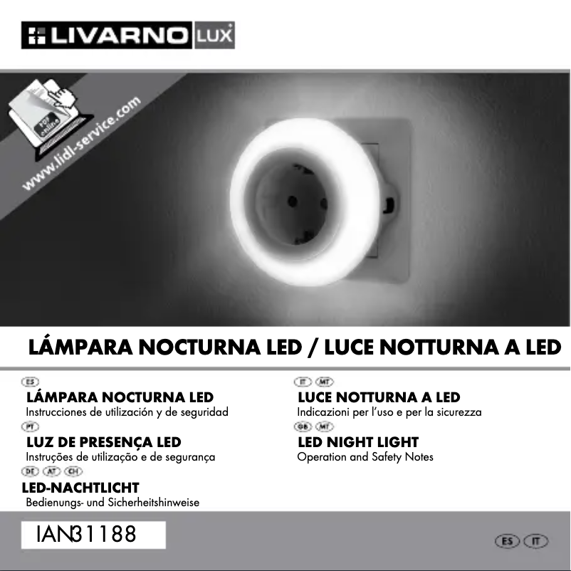 Página 1 del manual Manual de usuario Livarno Lux Z31503