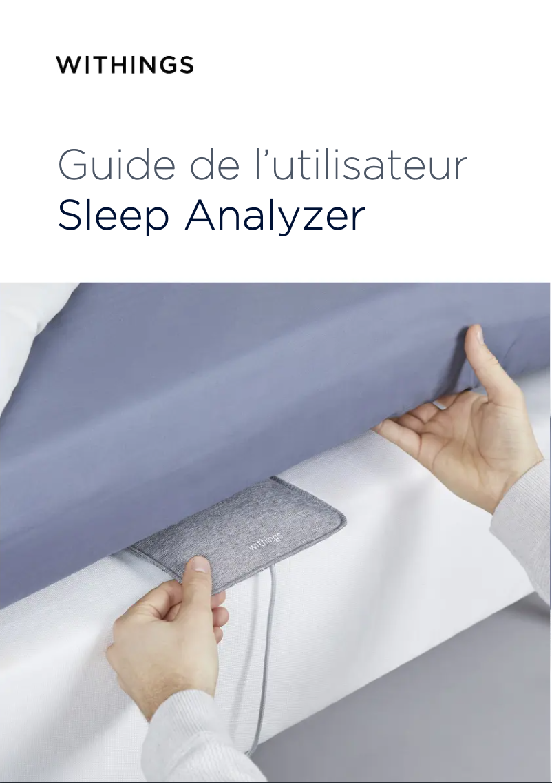 Página 1 del manual Manual de usuario Withings Sleep Analyzer