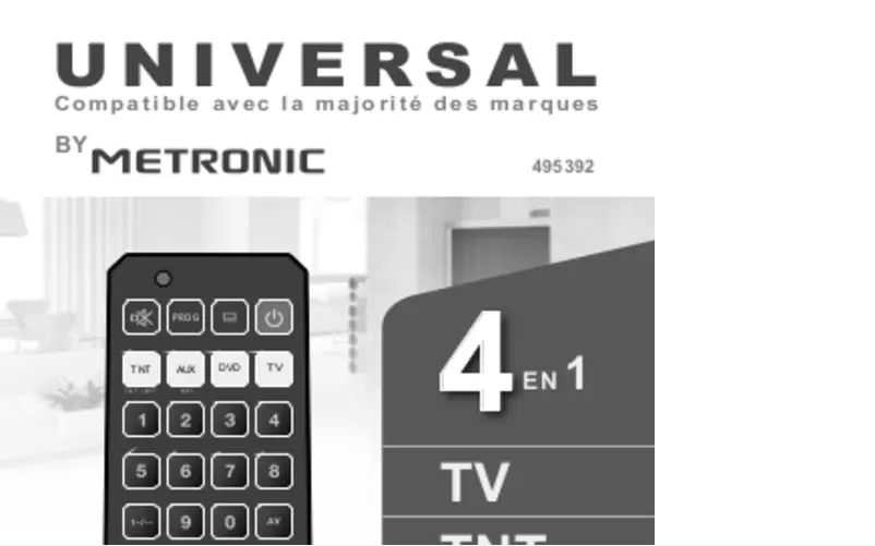 Image de la première page du manuel de l'appareil Zap 4 495392