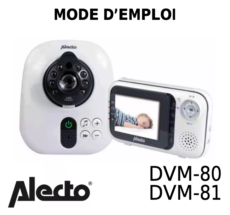 Page 1 de la notice Manuel utilisateur Alecto DVM-80