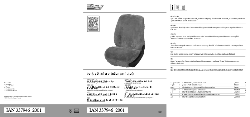 Page 1 de la notice Manuel utilisateur Ultimate Speed IAN 337946