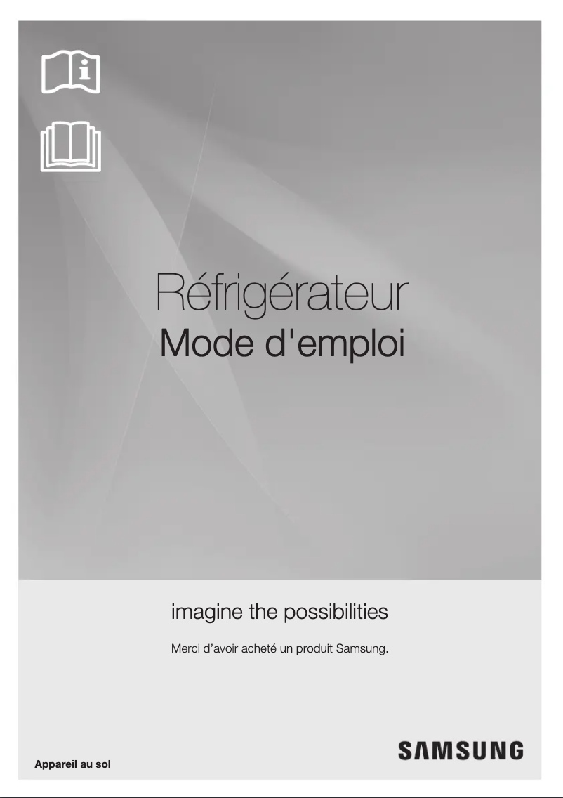 Page n°1 - Manuel utilisateur Samsung RT25HAR4DS9