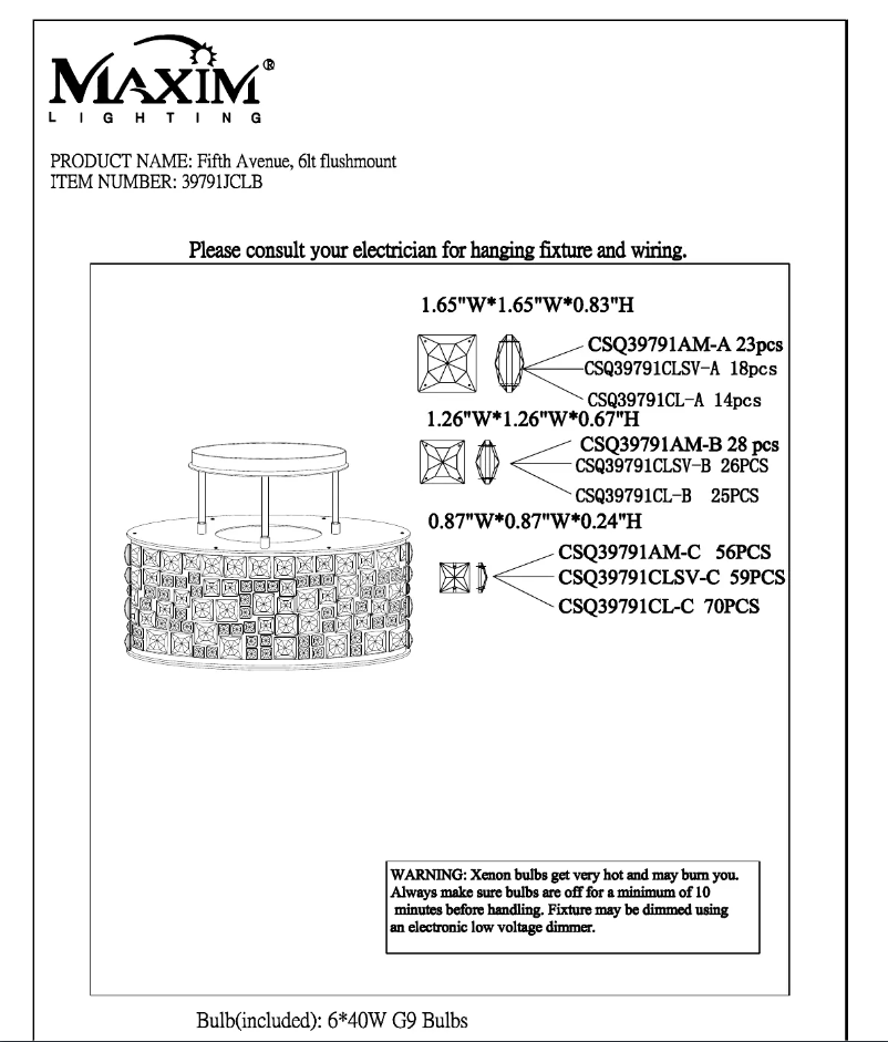 Page n°1 - Manuel utilisateur Maxim 39791JC