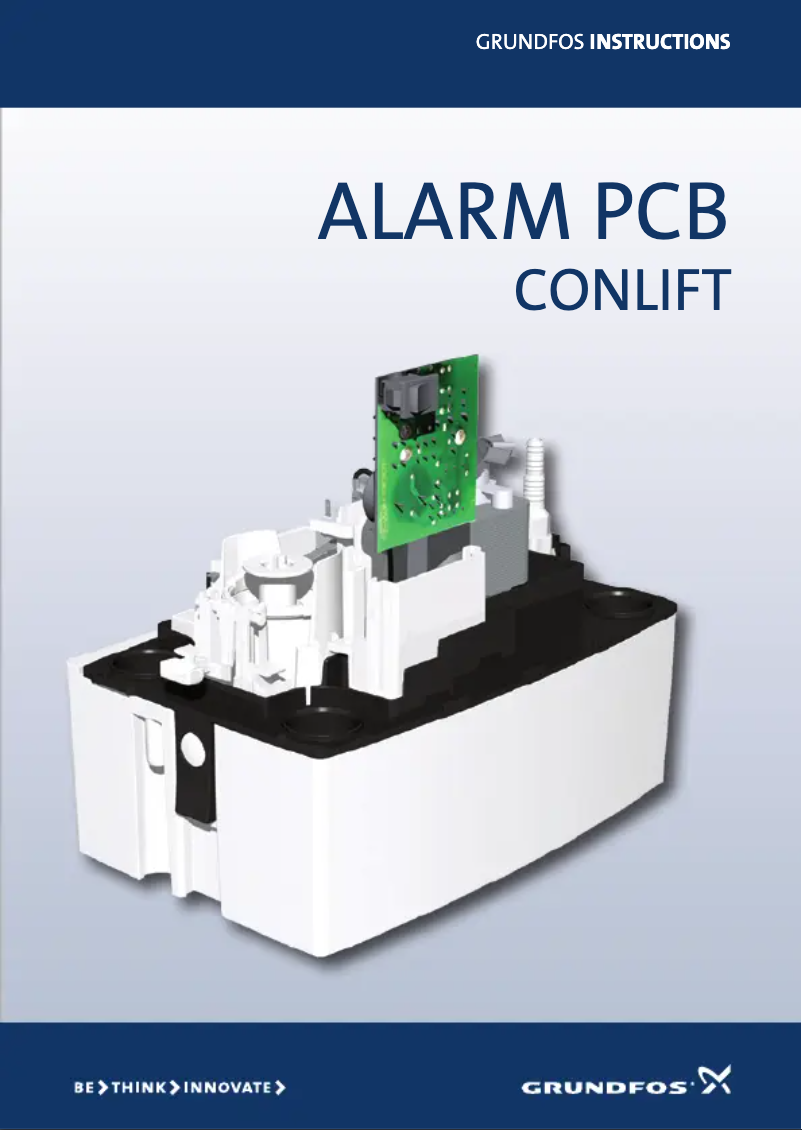 Page n°1 - Manuel utilisateur Grundfos CONlIFT1