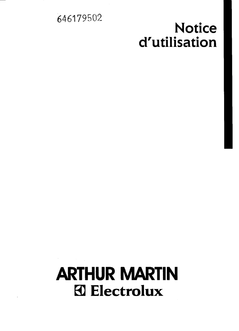 Image de la première page du manuel de l'appareil ASF 651