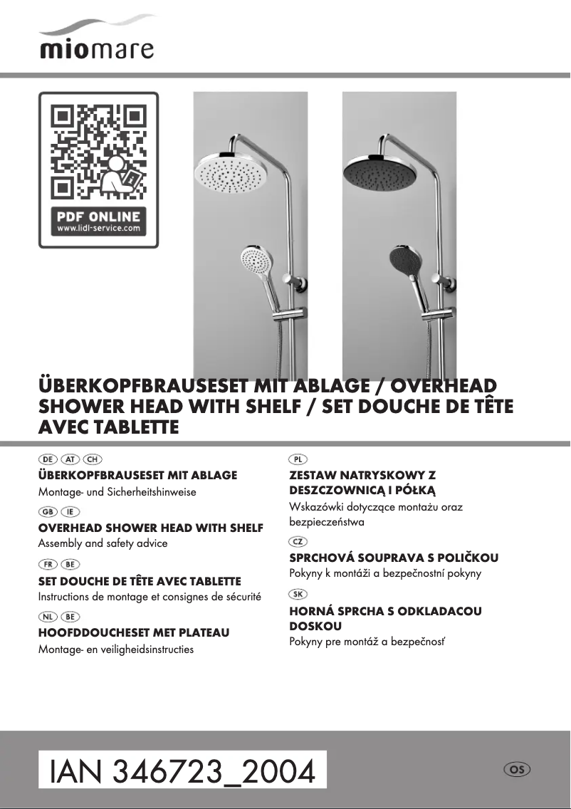 Page n°1 - Manuel utilisateur Miomare HG06792A